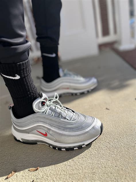 nike air max 97 wie fällt die gröse aus|nike 97 og silver bullet.